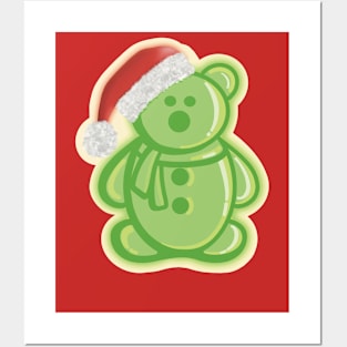 Gummy Bear - Merry Beary Christmas Posters and Art